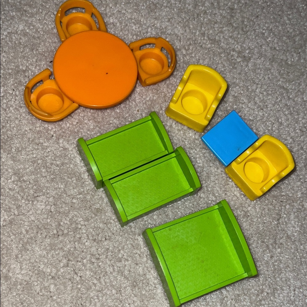 Bundle of Fisher Price Vintage Playhouse Furniture for Little People VGC